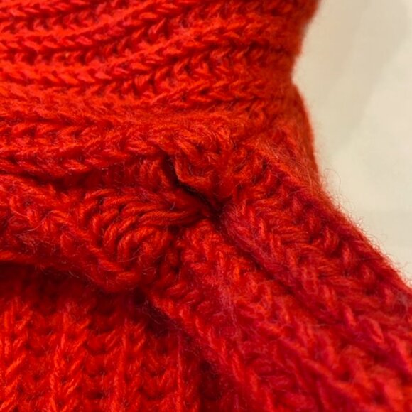 Vintage Knockabouts by Pendleton Red Zip-Up Sweater Jacket, Size 40 - Picture 11 of 12